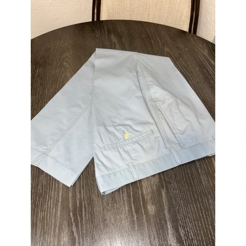 Polo Ralph Lauren Pants Mens 36X32 ‎ Blue Slim Stretch Chino Classic Flat Front